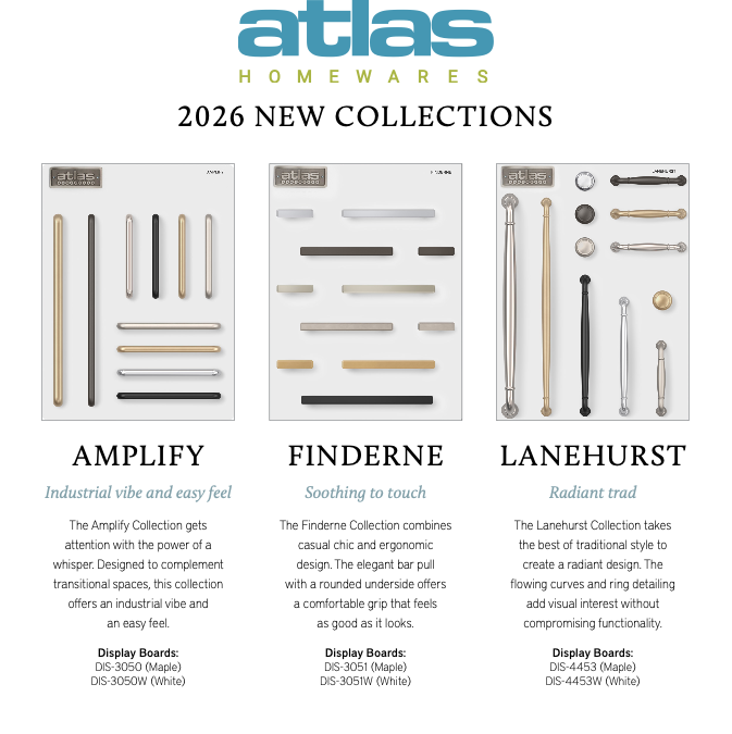 New 2026 Atlas Homewares display boards now available.