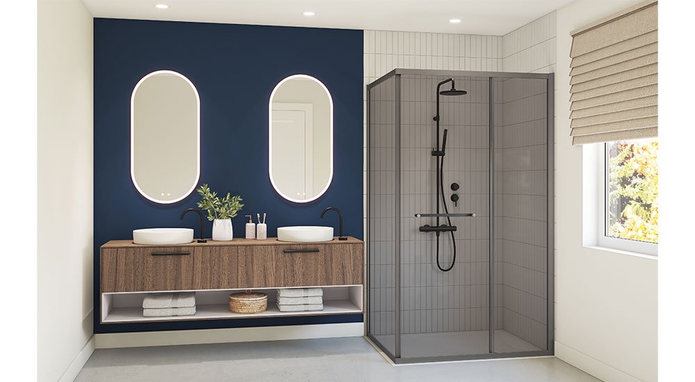 Introducing Closiq Space-Saving Shower Door by Fleurco